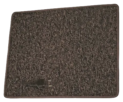 ProCar Heizteppich 230 V 60x70 cm braun