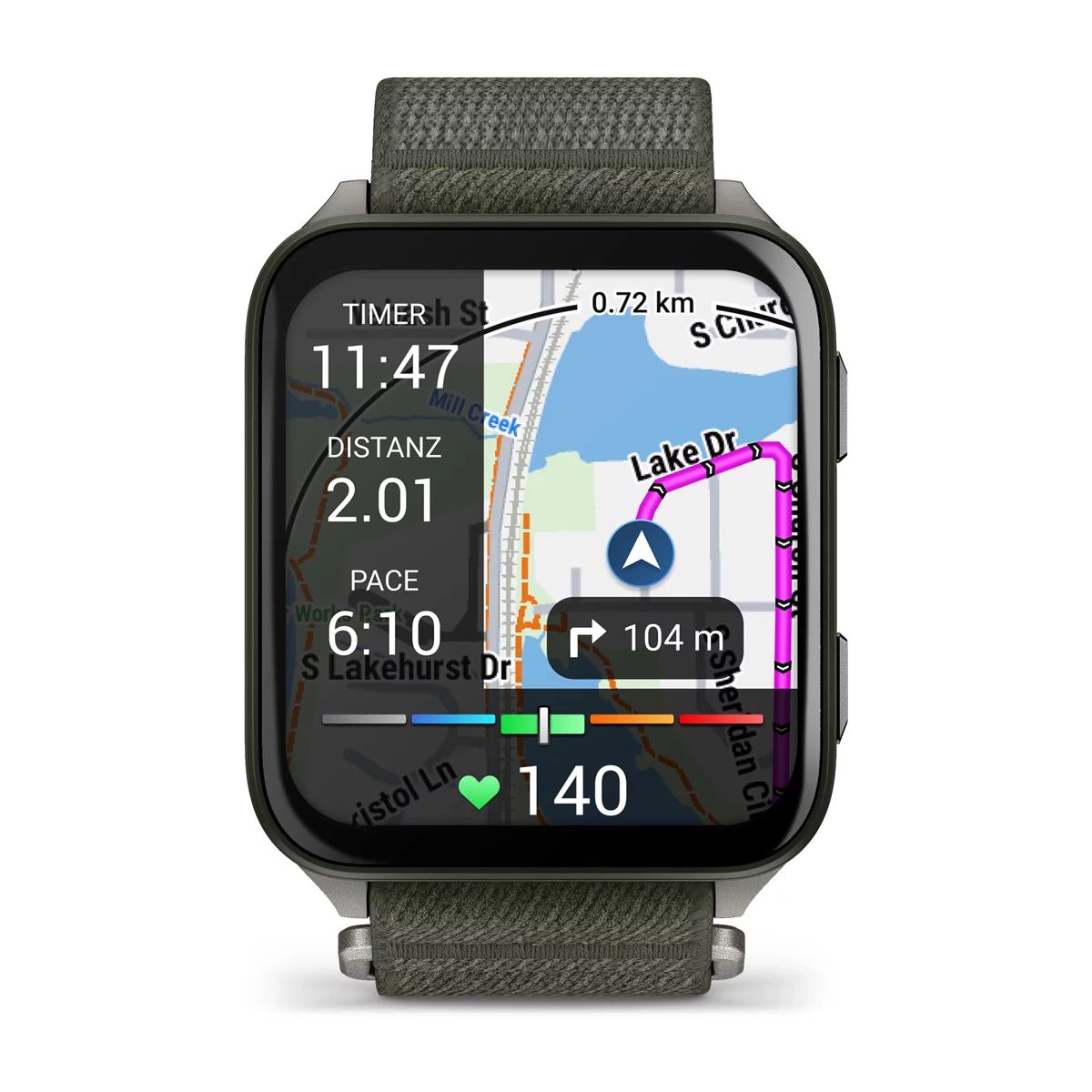 Garmin Venu X1, Moosgrün 