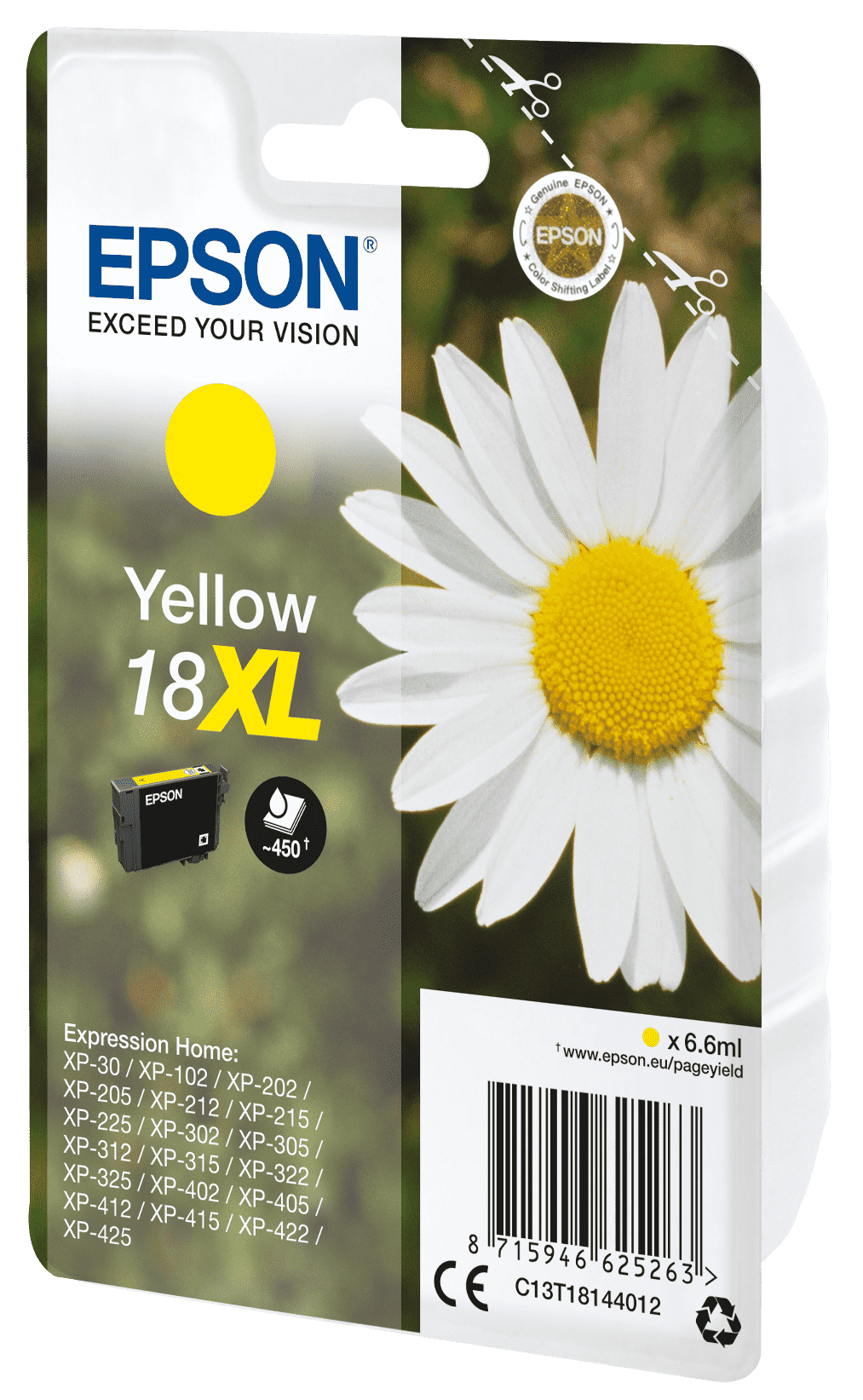 Epson 18 Tinte Gänseblume Single, XL, gelb