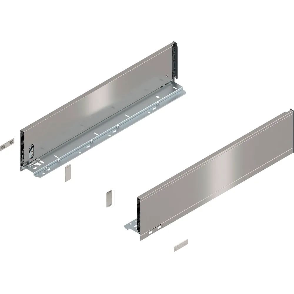 BLUM LEGRABOX pure Zarge Höhe K, NL 550, INOX (Anti-Fingerprint)