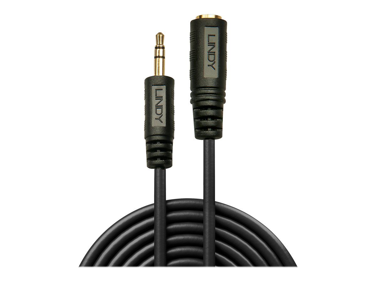 Lindy Premium - Audioverlängerungskabel - 0.08 mm² - Stereo Mini-Klinkenstecker (M)