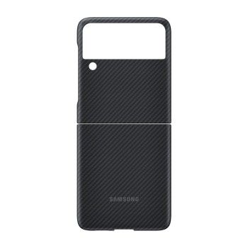 Samsung Aramid Standing Cover "EF-XF711" für Galaxy Z Flip3 5G, Schwarz