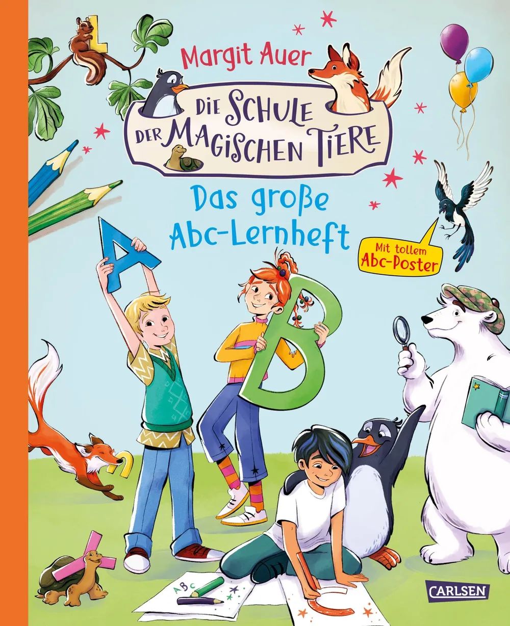 Carlsen Verlag GmbH Schule mag. Tiere Großes ABC-Lernheft