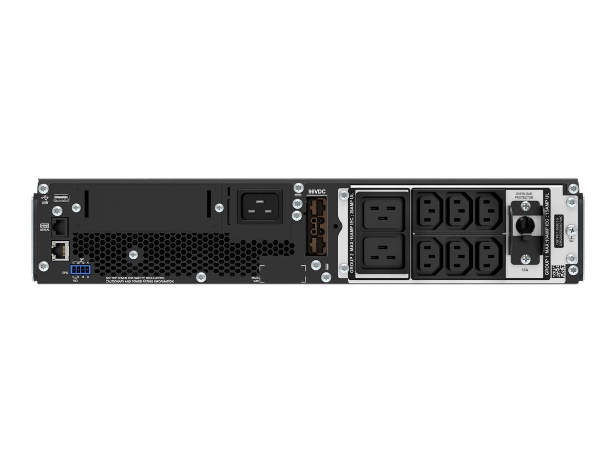 APC Smart-UPS SRT 3000VA RM - USV (Rack - einbaufähig) - Wechselstrom 208/230 V - 2700 Watt - 3000 VA - USB - Ausgangsanschlüsse: 10 - 2U - 48.3 cm (19")