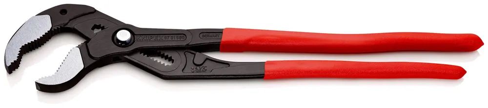 KNIPEX Cobra® XXL Rohr- und Wasserpumpenzange mit rutschhemmendem Kunststoff überzogen grau atramentiert 560 mm