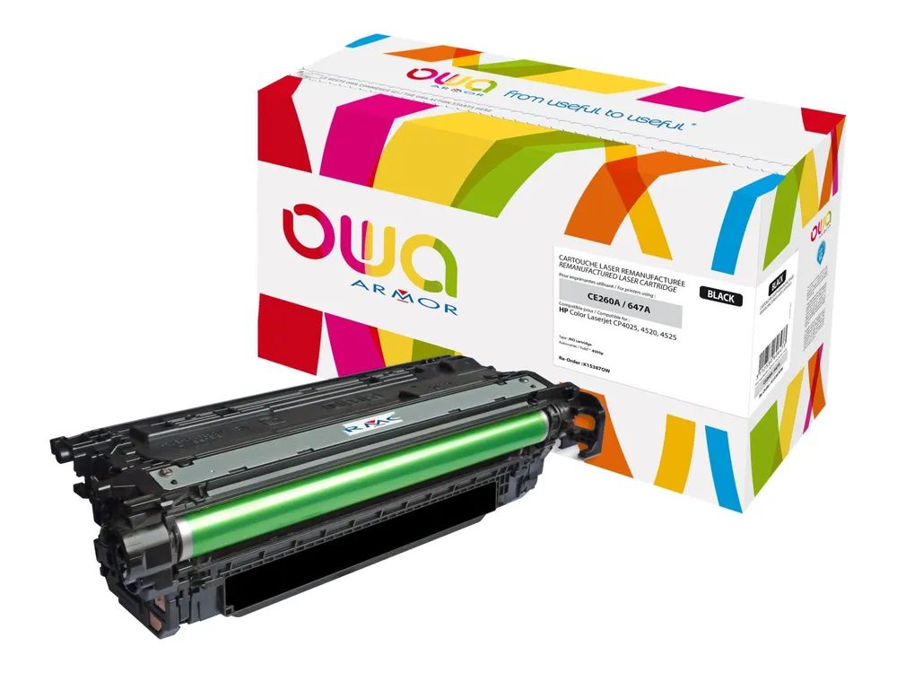Armor Schwarz - kompatibel - Tonerpatrone - für HP Color LaserJet Enterprise CP4025dn