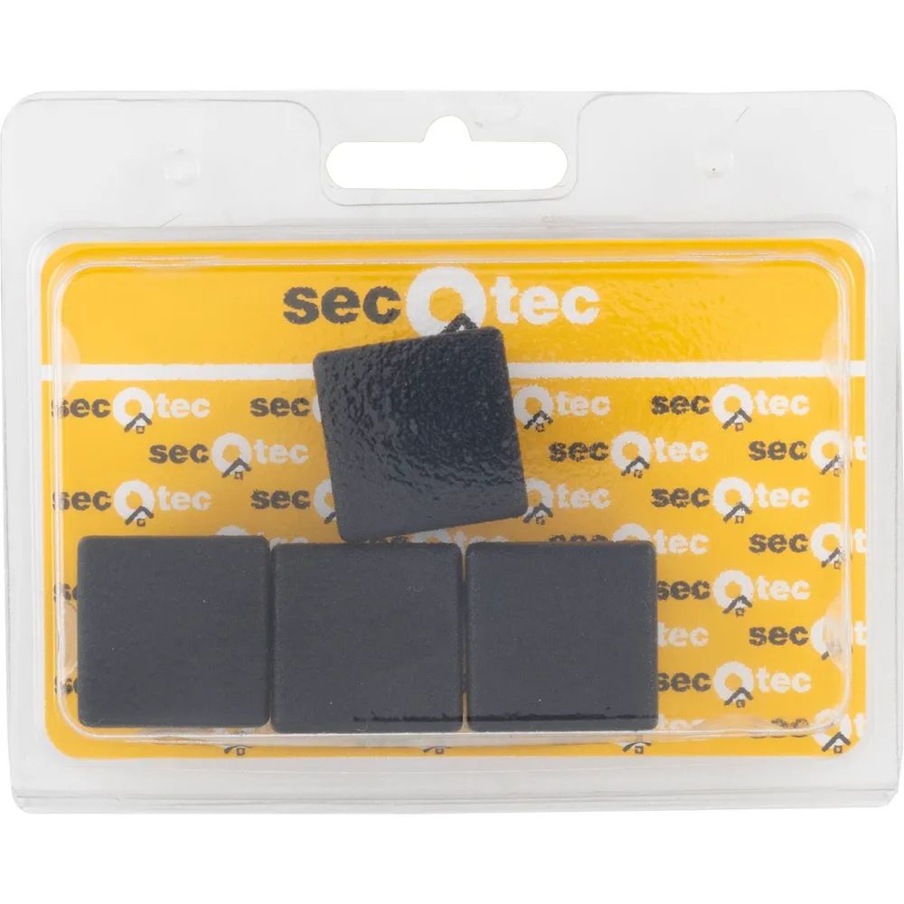 Schachermayer VVP SECOTEC Fußkappen für Vierkantrohre innen 30x30 mm schwarz SB-4