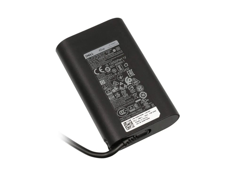 Dell AC Adapter - Netzteil - AC - 45 Watt - für Latitude 5285 2-in-1, 5289 2-In-1, 72XX 2-in-1, 7400 2-in-1