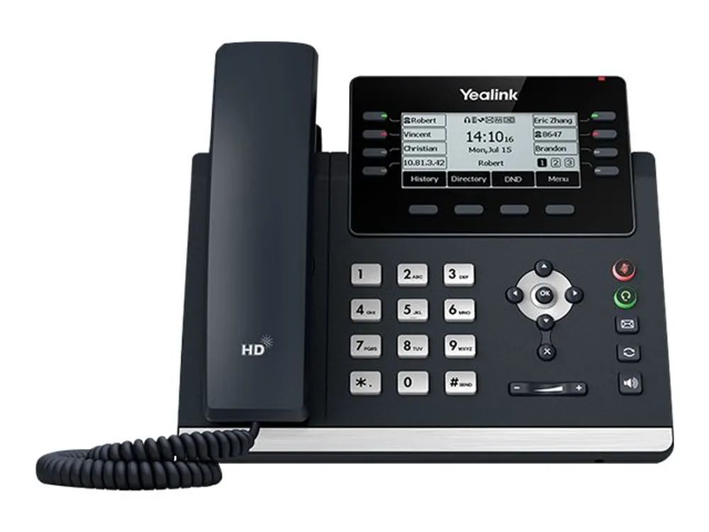 Yealink SIP-T43U - VoIP-Telefon mit Rufnummernanzeige