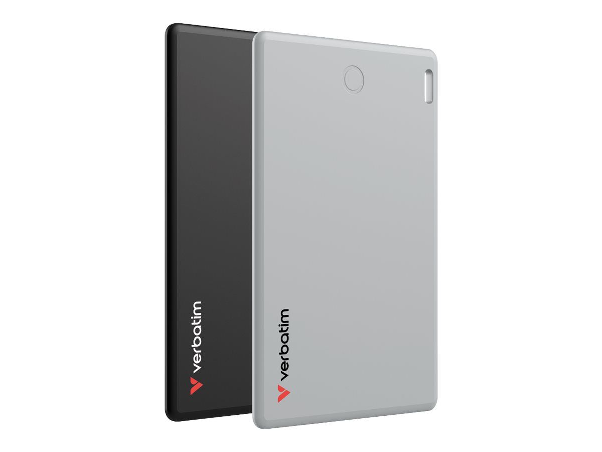 Verbatim My Finder - Anti-Verlust Bluetooth-Tag für Handy, Tablet - Schwarz, Silber (Packung mit 2)