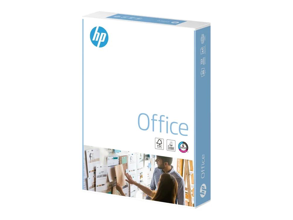 HP Office - 106 Mikron - A4 (210 x 297 mm) - 80 g/m² - 2500 Blatt Normalpapier (Packung mit 5)