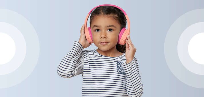 Belkin SoundForm Mini - On-Ear Kopfhörer | pink | 656599437