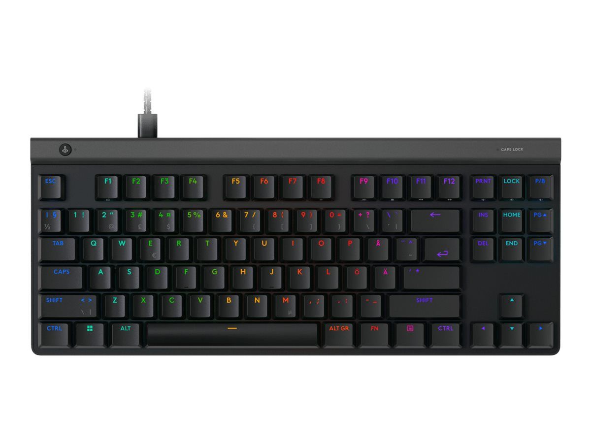 Logitech G G515 - Tastatur - TKL - Hintergrundbeleuchtung - USB - QWERTY - Nordisch (Dänisch/Finnisch/Norwegisch/Schwedisch)