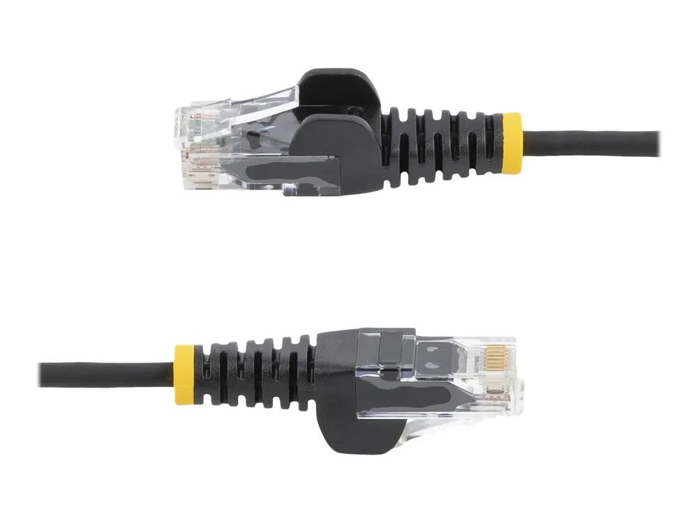 StarTech.com 2 m Cat6-Kabel - Schwarz - Schlankes Patchkabel - Snagless - Patch-Kabel - RJ-45 (M)