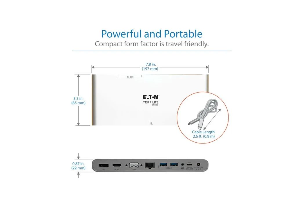 Tripp Eaton Tripp Lite Series USB-C Dock, Triple Display