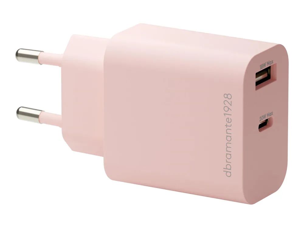 dbramante1928 re-charge - Netzteil - 20 Watt - 2 Ausgabeanschlussstellen (USB-C, USB)