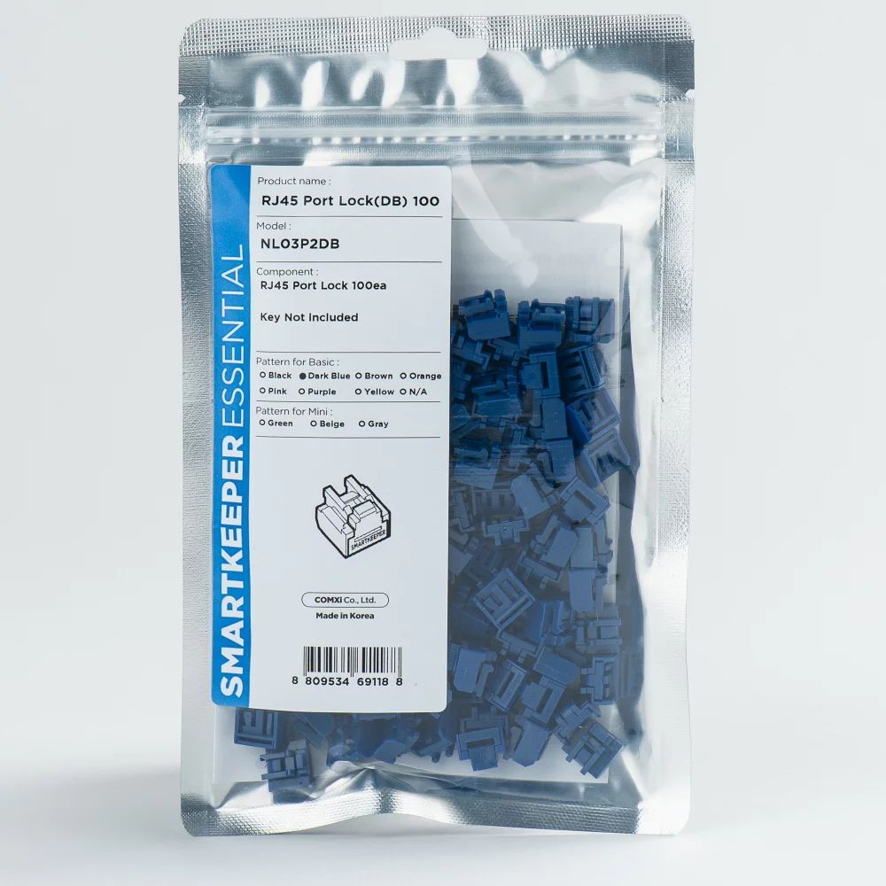 Smart Keeper Basic"RJ45 Port" Blocker dunkelblau 100 Stk.