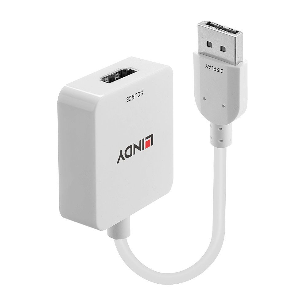 Lindy Video- / Audiokabel - HDMI, Gleichstromstecker 3,5 x 1,35 mm weiblich zu DisplayPort männlich