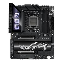ASUS ROG CROSSHAIR X870E HERO - Motherboard - ATX - Socket AM5 - AMD X870E Chipsatz - USB4, USB 3.2 Gen 2, USB-C 3.2 Gen2, USB 3.2 Gen 1, USB-C 3.2 Gen 2x2 - Wi-Fi 7, Bluetooth, 5 Gigabit Ethernet - Onboard-Grafik (CPU erforderlich)