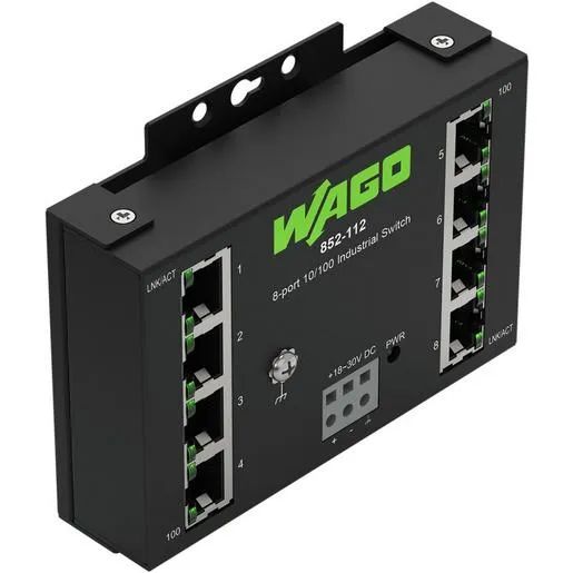 Wago SWITCH 8-PORT 100BASE-TX ECO / WAGO 852-112
