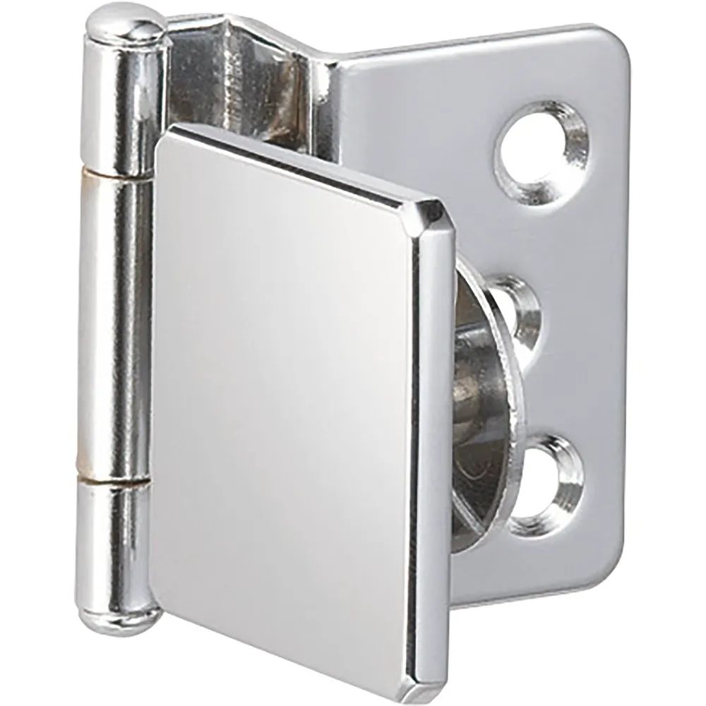 LAMP®Glastürscharnier GH34-8CR-K, Glas 4-6 mm; 38x38 mm, Stahl verchromt eckig