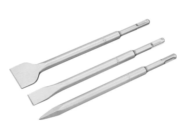 DEWALT SDS-Plus Meißel-Set mit 2 Flachmeißel, 1 Spitzmeißel