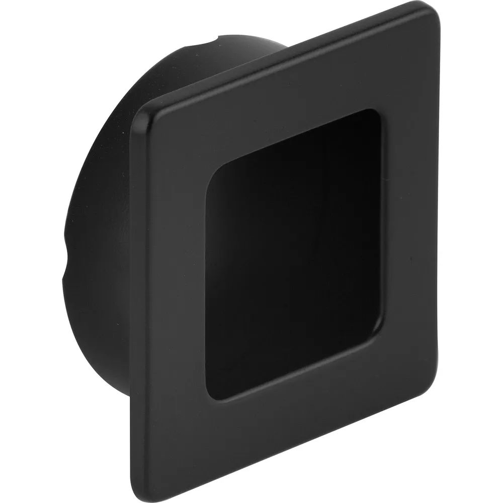 Estamp Muschelgriff Annea Breite 39 mm, Einlass ø 35 mm, ZN schwarz matt lackiert