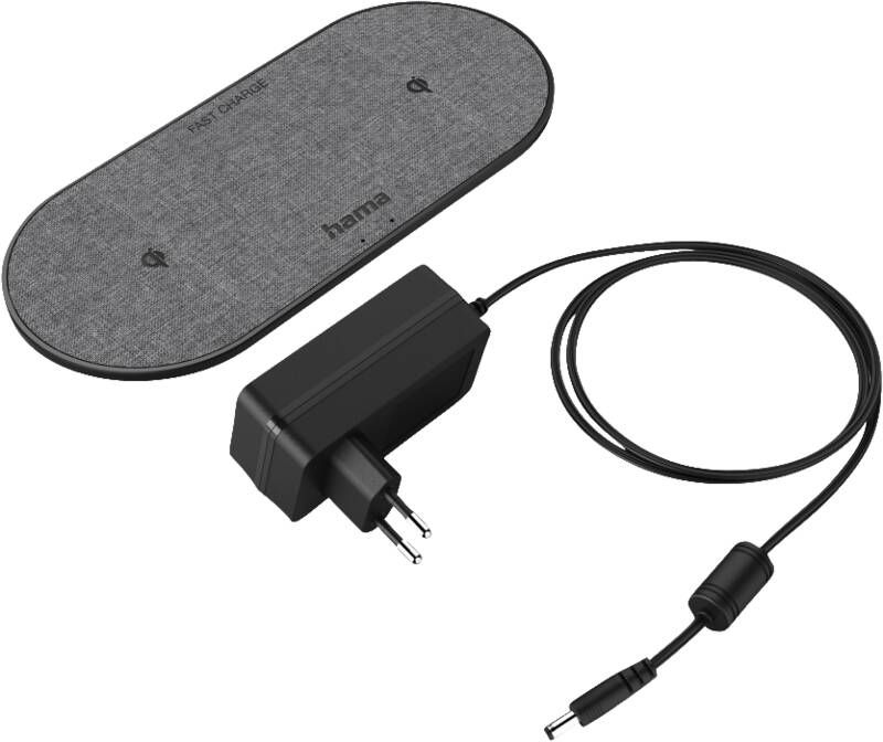 Hama Induktions-Ladegerät 201682 Wireless Charger QI-FC10 DU