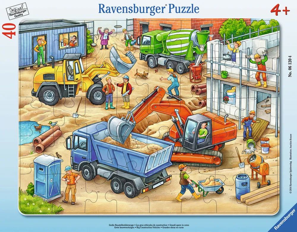 Ravensburger Verlag GmbH Pz. Große Baustellenfahrze 40T