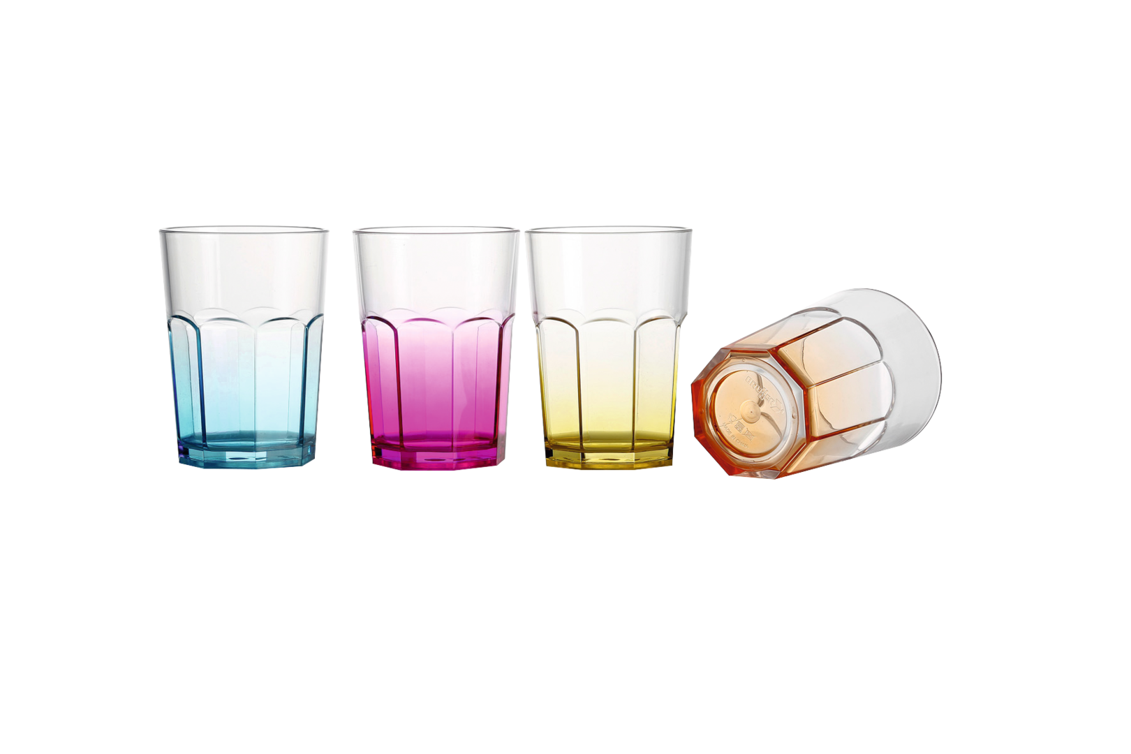 Brunner Trinkgläser Set OCTOGLASS COLOR