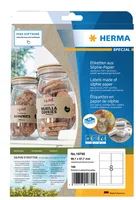 HERMA 10755 - Braun - Rechteck - Dauerhaft - 99.1 x 67.7 mm - A4 - Papier