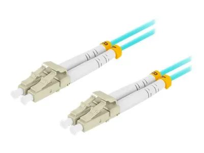 Lanberg Fiber Patchk. MM LC/UPC-LC/UPC DUPLEX OM3 50/125 - Multimode-Faser - 1 m