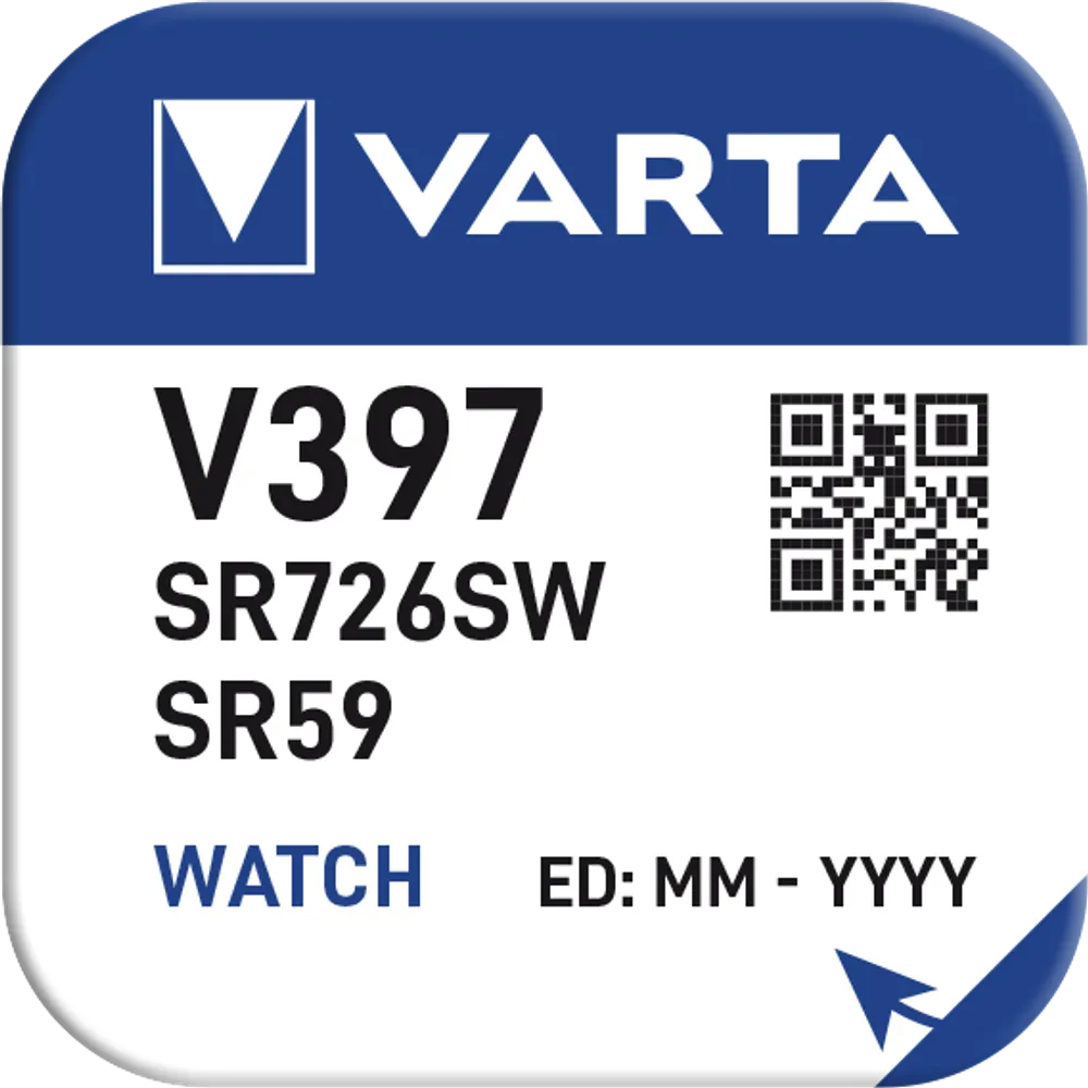 VARTA SILVER Coin V397/SR59 Napfblister 1