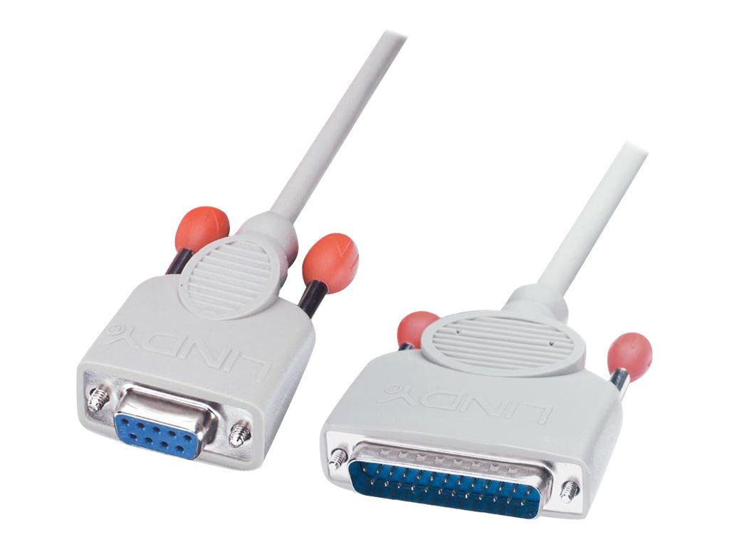 Lindy PC Serial Printer Cable - Serielles / paralleles Kabel - DB-9 (W)
