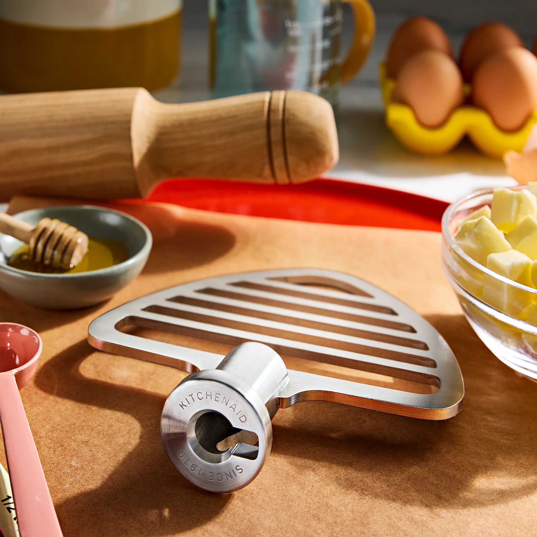 KitchenAid Feingebäck-Rührer aus Edelstahl