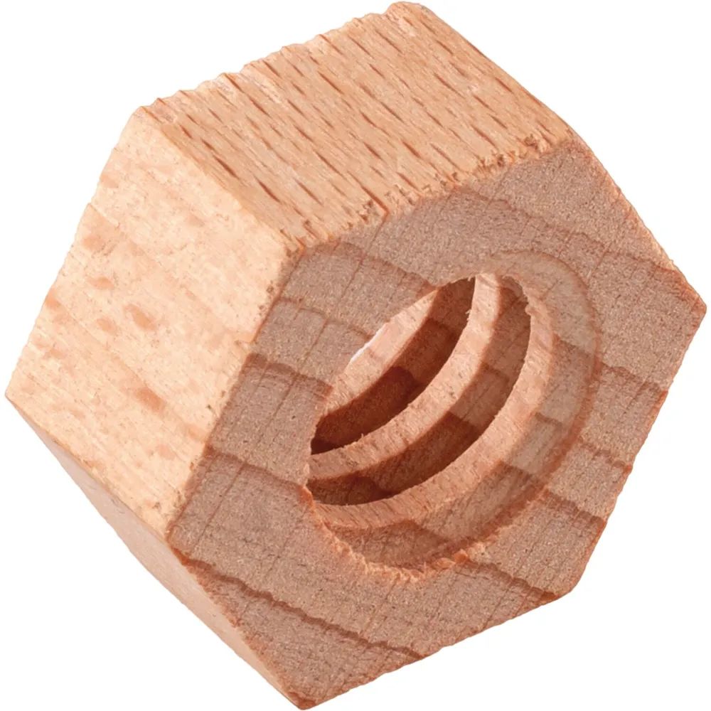 JOWE 6-Kant Mutter 24x12mm, Gewinde 15mm
