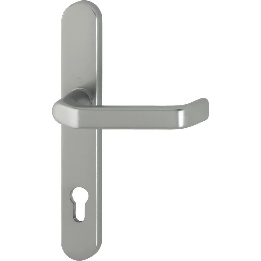 Hoppe Schmalschild - Halbgarnitur LIVERPOOL - (Innen) PZ92, 8x50, silber eloxiert