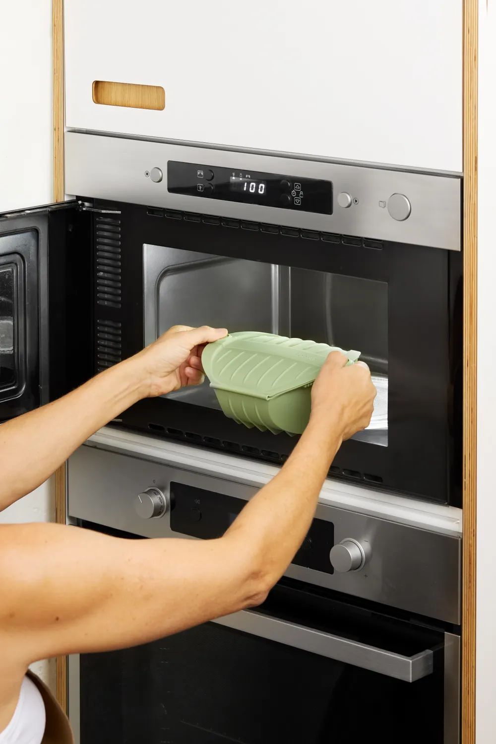 Lékué Tiefer Dampfgarer, 2 P. - Green