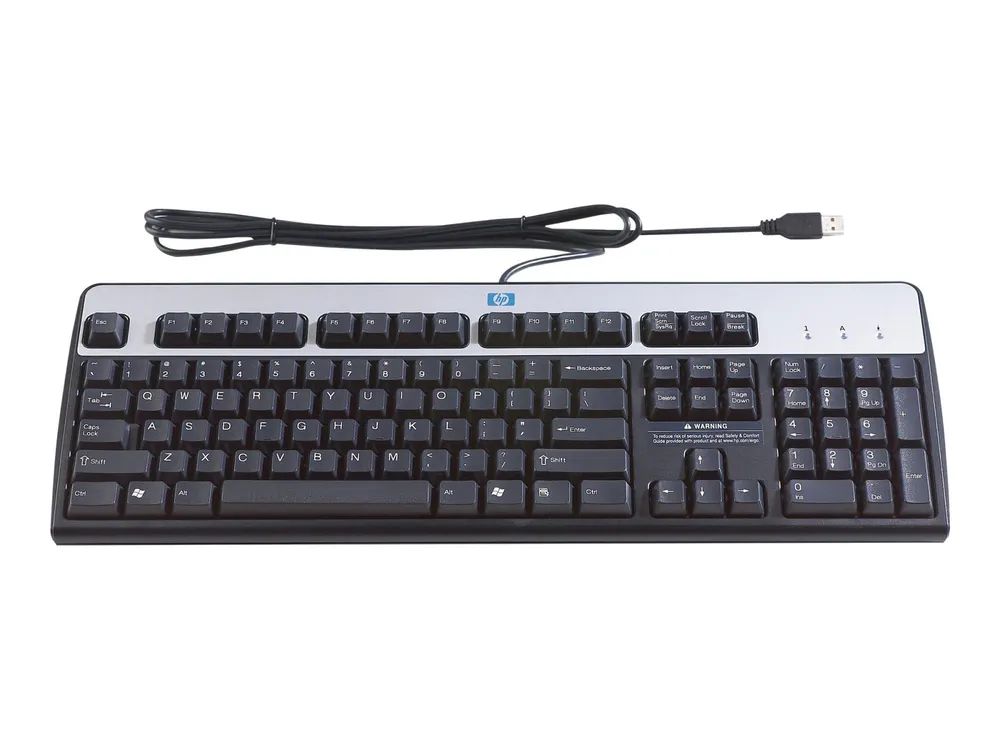 HPE Standard - Tastatur - USB - Schweiz - Silber