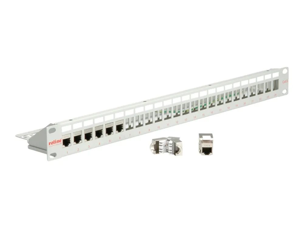 ROLINE Patch Panel - Hellgrau - 48.3 cm (19")