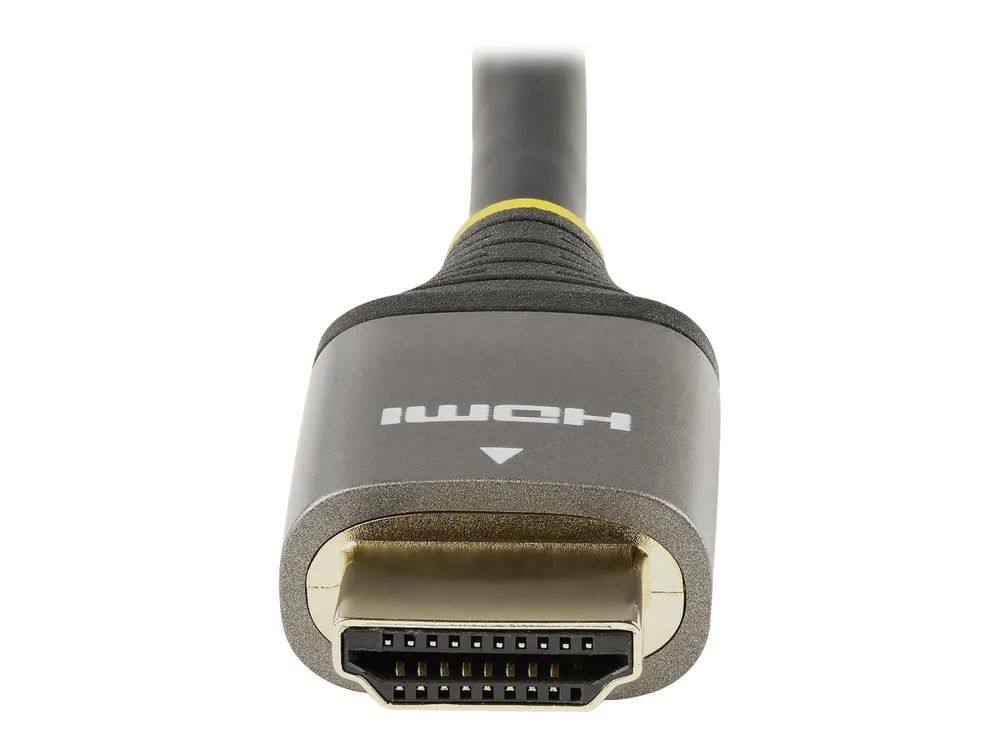 StarTech.com 4 m 8K HDMI 2.1 Kabel - 8K 60Hz/4K 120Hz HDR10+ eARC - Ultra High Speed - HDMI-Kabel mit Ethernet - HDMI männlich zu HDMI männlich - 4 m - abgeschirmt - Grau, Schwarz - passiv, Support von 4K 120 Hz, unterstützt 8K 60 Hz (7680 x 4320)