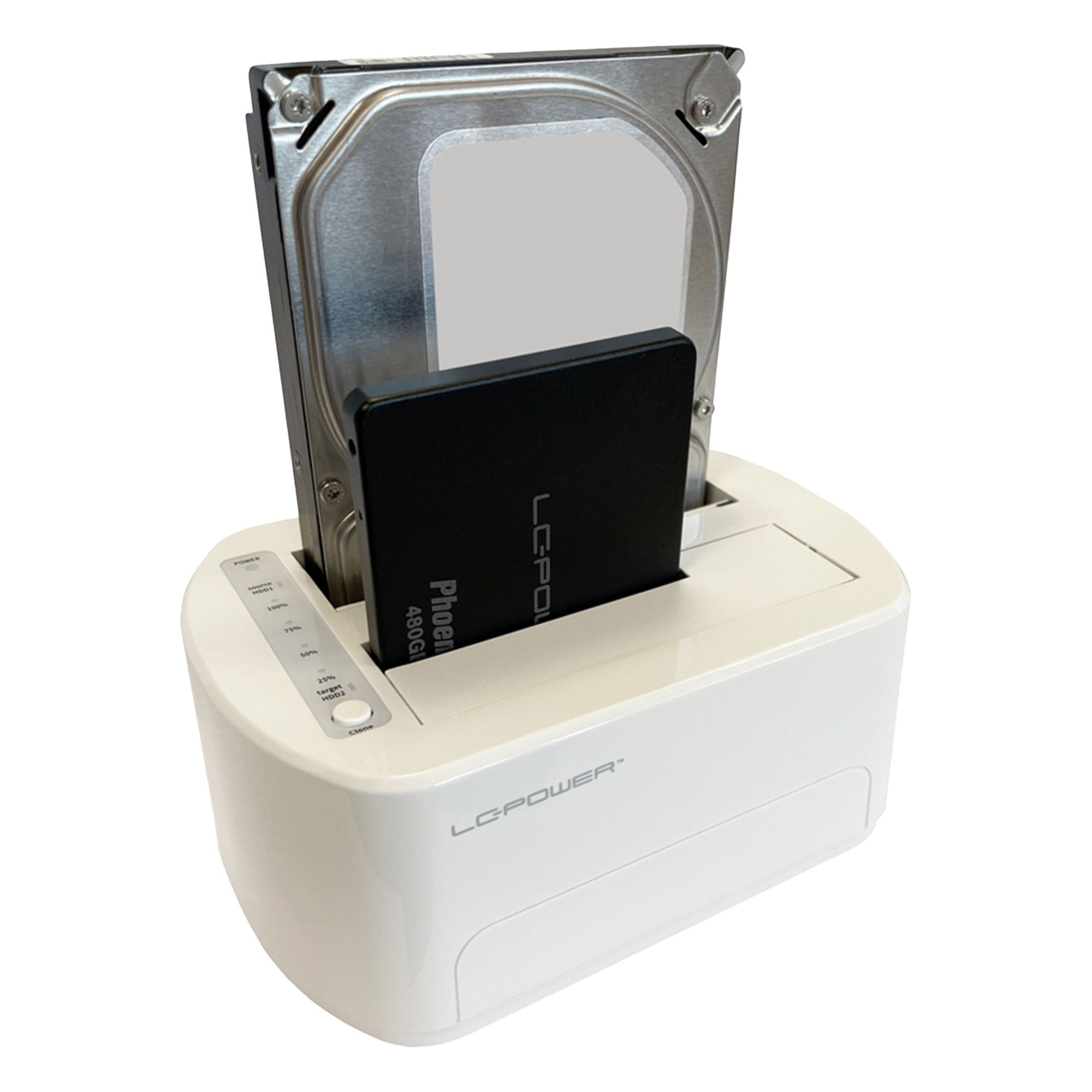LC-Power Dockingstation USB 3.2 2.5"/3.5" SATA/SSD
