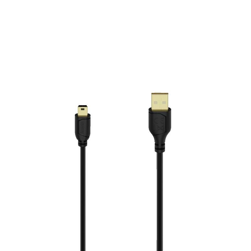 Hama 74262 Mini-USB-Kabel, B5, Flexibel, 0,75m