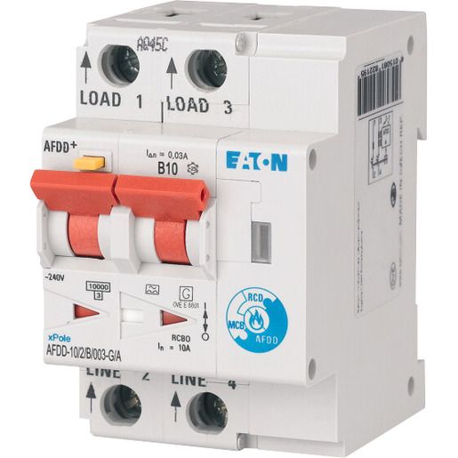 Eaton AFDD BRANDSCHUTZSCHALTER 2.P / EATON AFDD-10/2/B/003-G/A MB-300162
