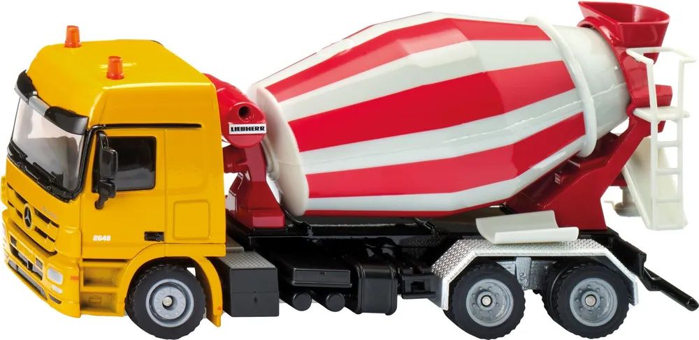 Siku SUPER Fahrmischer rot/weiss Maßstab 1 50