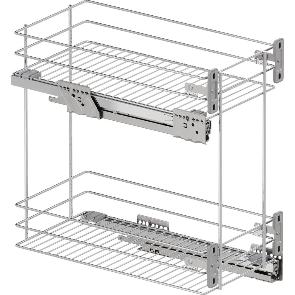 Vauth-Sagel VS SUB Rack Unterschrankauszug Classic KB 400 mm Silber