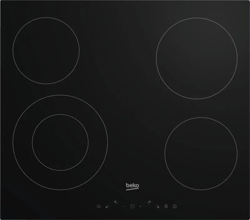 Beko BBSM12300XD Multifunktionsbackofenset -  72L Backofen inkl. Autarkes Cerankochfeld, 4 Kochzonen