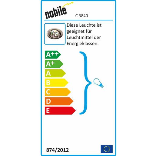 Nobile NV-EINBAUSPOT GZ4 35W NICKEL / NOBILE C3840-09 25M514 1750700900