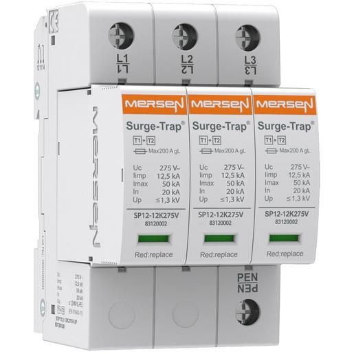 Mersen Ü-ABLEITER T1+2 275V 3P / MERSEN STPT12-12K275V-3P 83120130