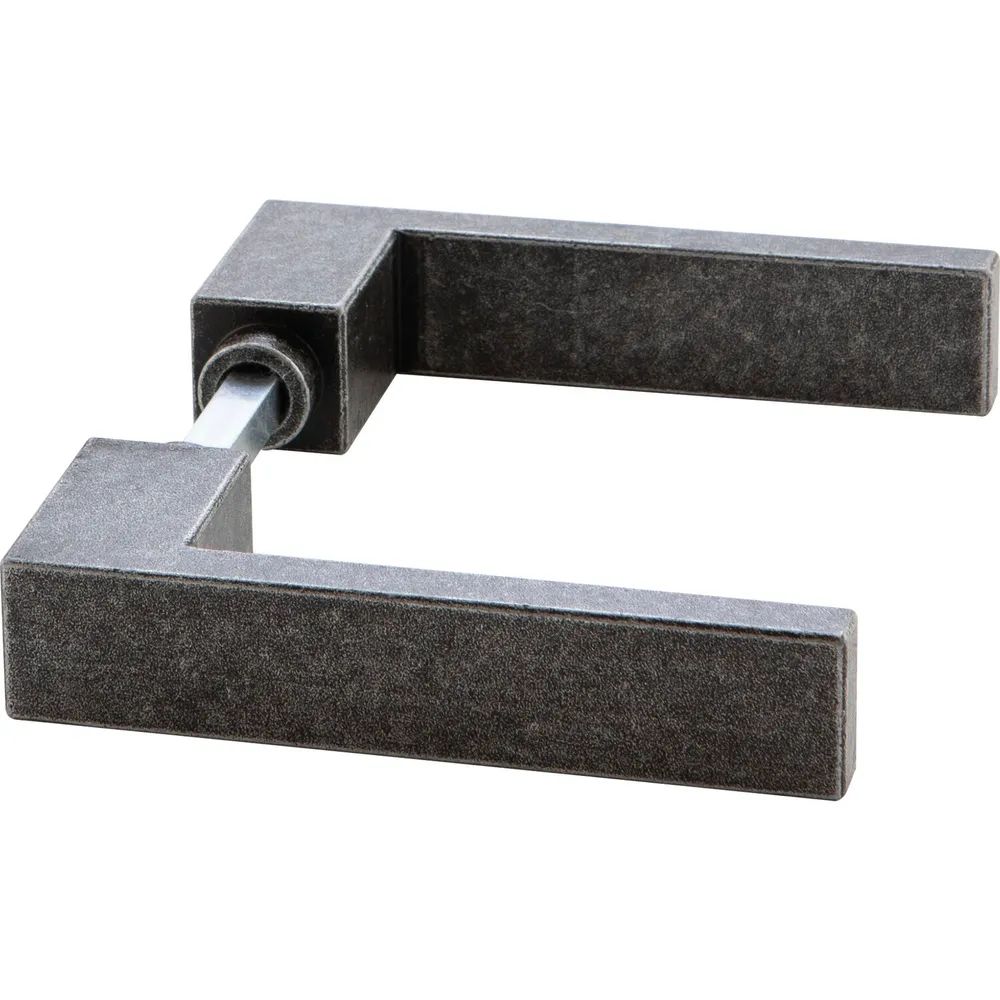 HALCÖ Drückerpaar LECH - Ansatz 18 mm, schwarz lackiert
